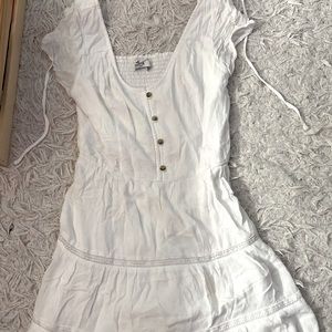 hollister white dress